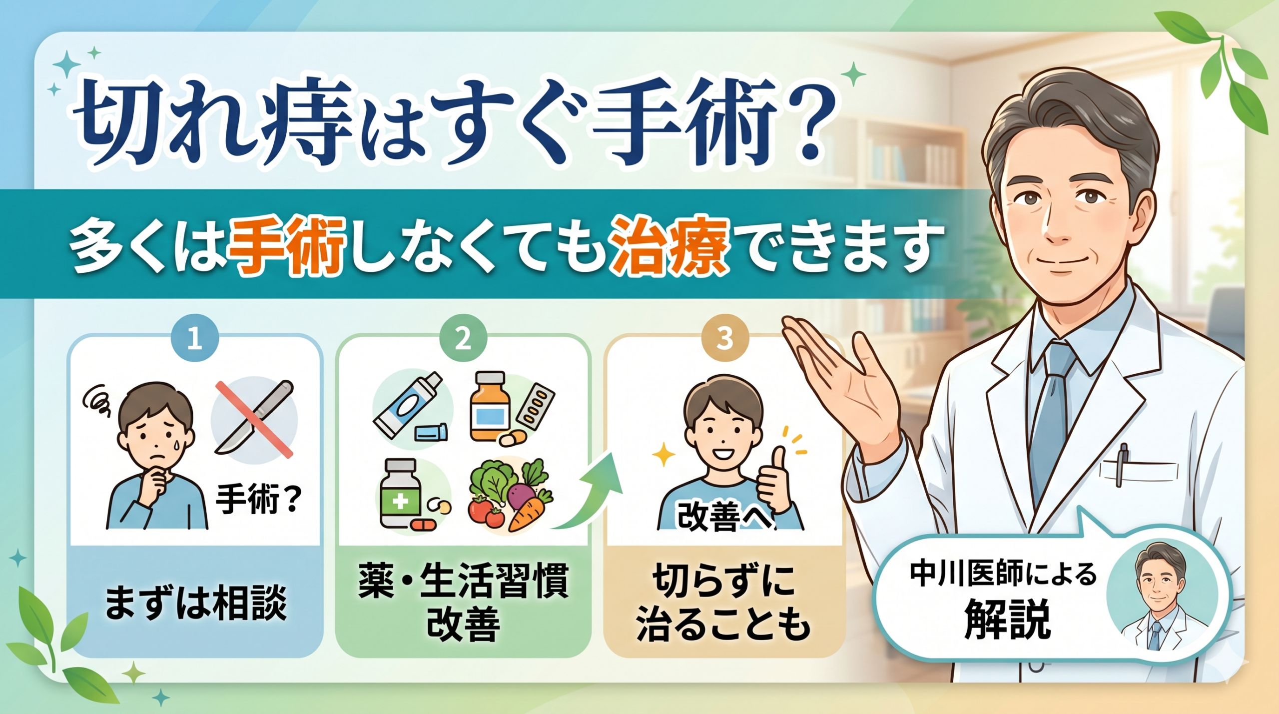 痔瘻 手術 しない で 治っ た